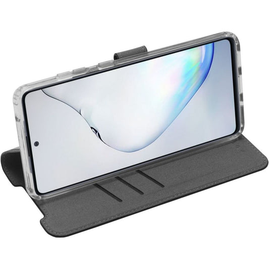 Etui Adeqwat Samsung Note 10 Lite Cuir noir full protection