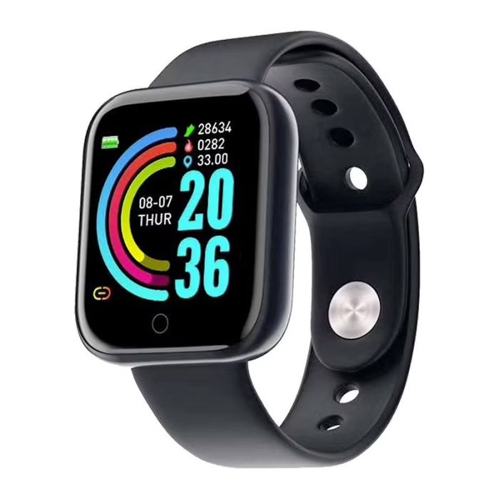 Bracelet montre connecté noir Wee'Plug SMARTFIT S