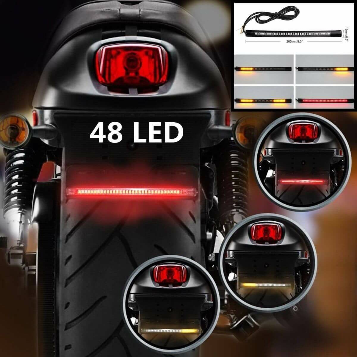 Clignotant et feux moto LED