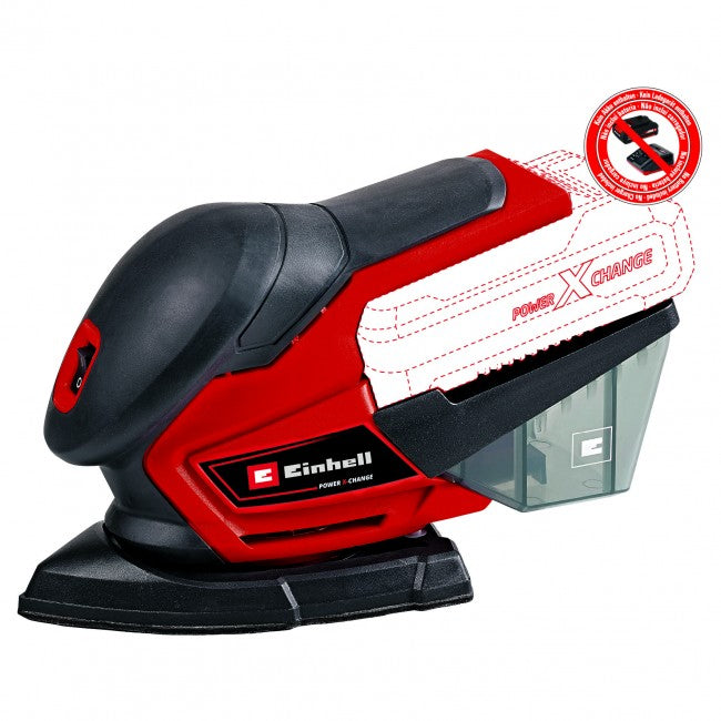 Einhell Ponceuse multi sans fil sur batterie TE-OS 18V 1 Li Solo