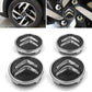 4x Cache Moyeu Citroen 60mm Noir Logo Centre Roue jante Embleme