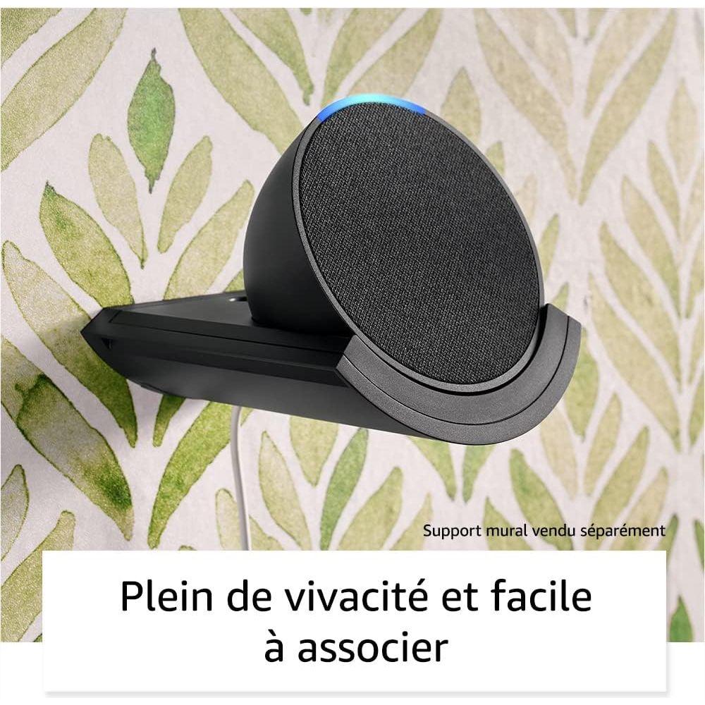 Amazon Echo Pop Anthracite Assistant vocal connecté