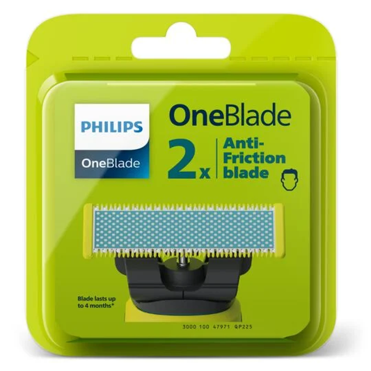 Lot de 2 Lames anti-friction pour Philips OneBlade QP225/50