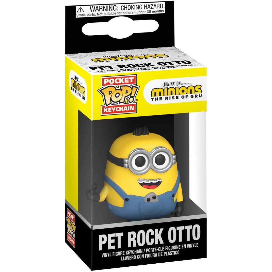 Minions 2 - Porte-clés Pocket Pop! Pet Rock Otto 4 cm