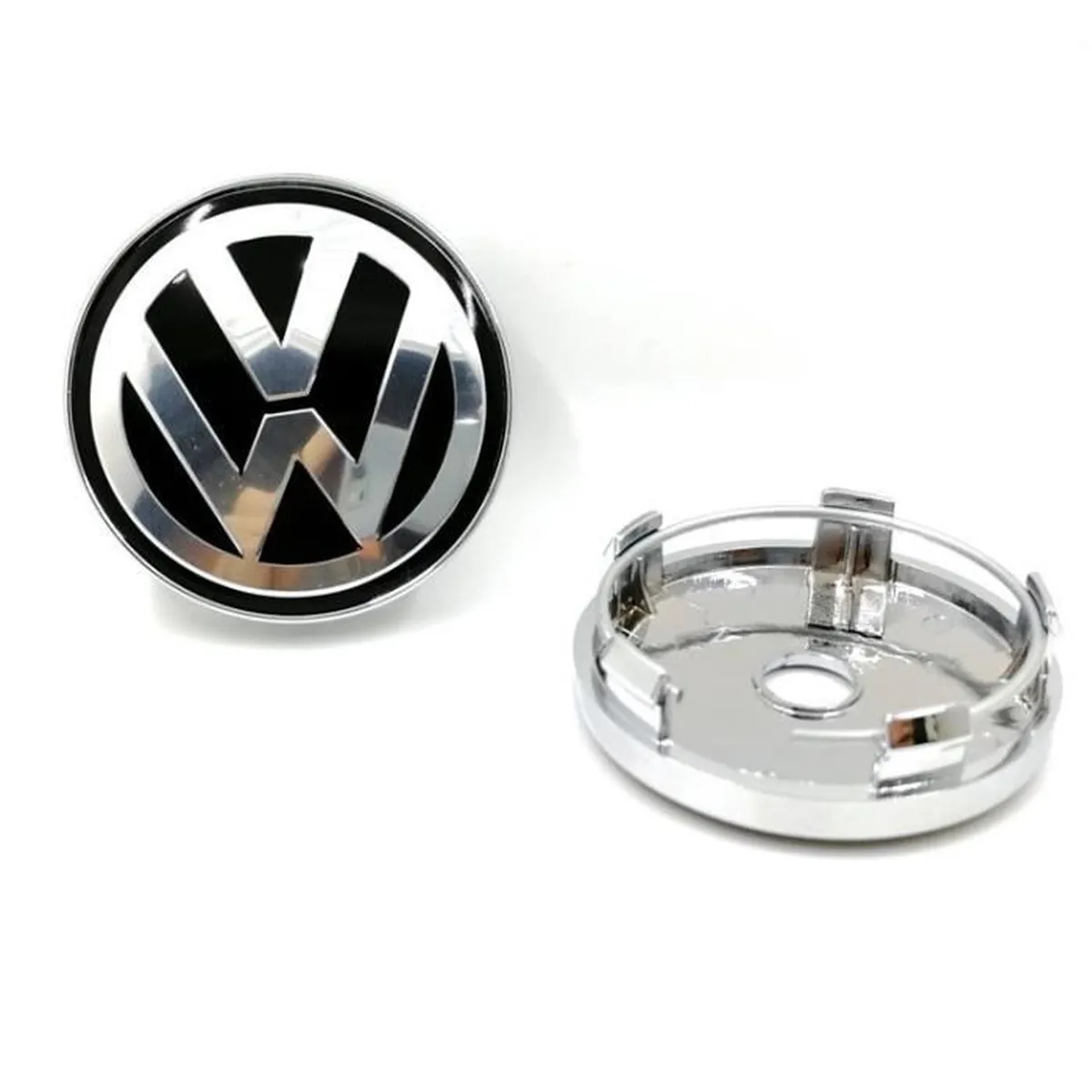 4pcs-VW - （65mm）Pièce De Rechange Cache-moyeu De Roue VW Passat
