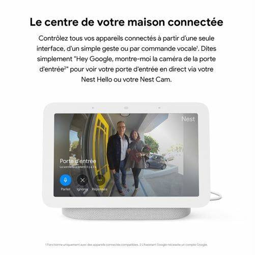 Google Nest Hub Max Noir - Enceintes connectées sur Son-Vidéo.com