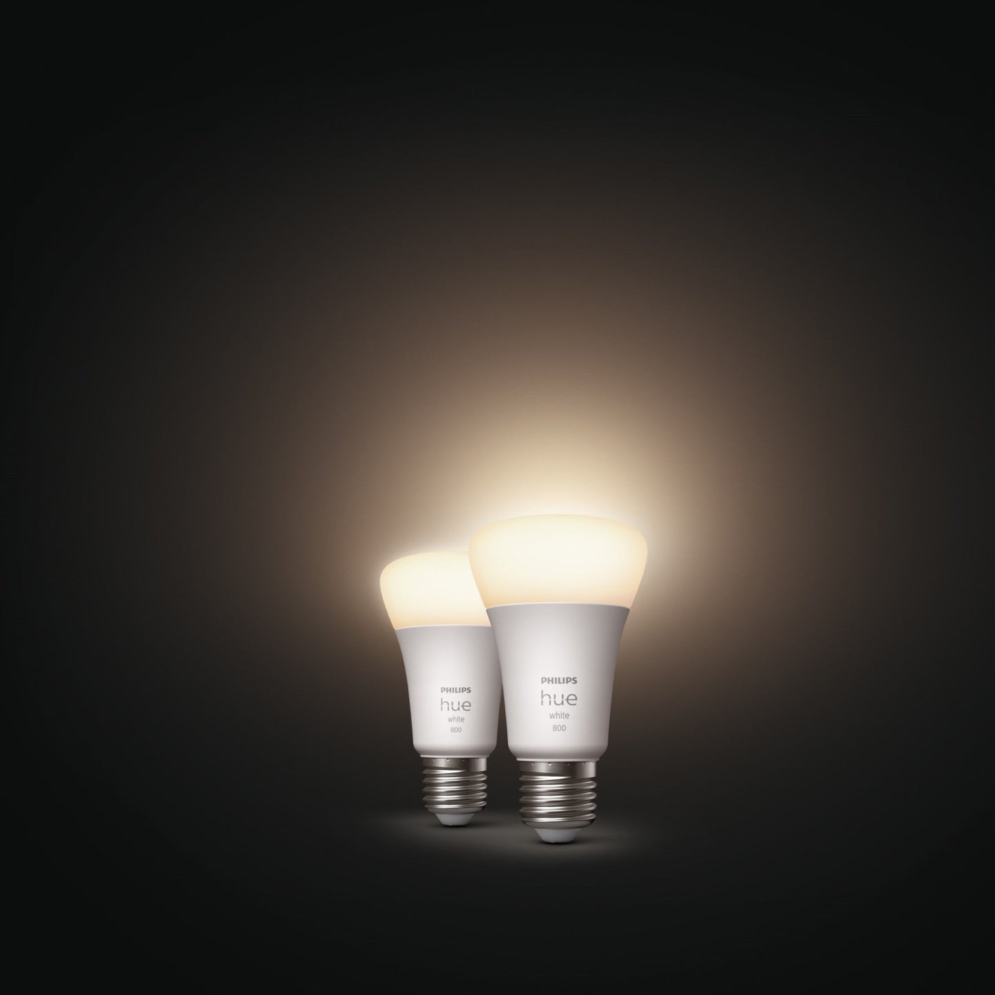 Lot de 2 Ampoule connectée Philips HUE White E27 9W 806LM