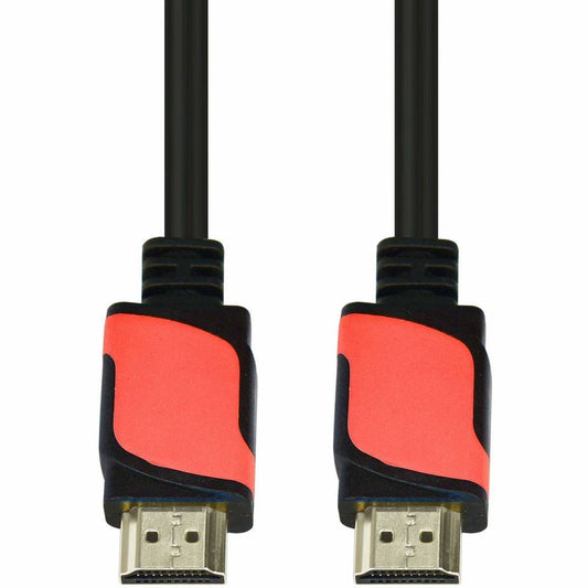 Câble HDMI 1.4/10.2Gbps 1,5M noir et rouge