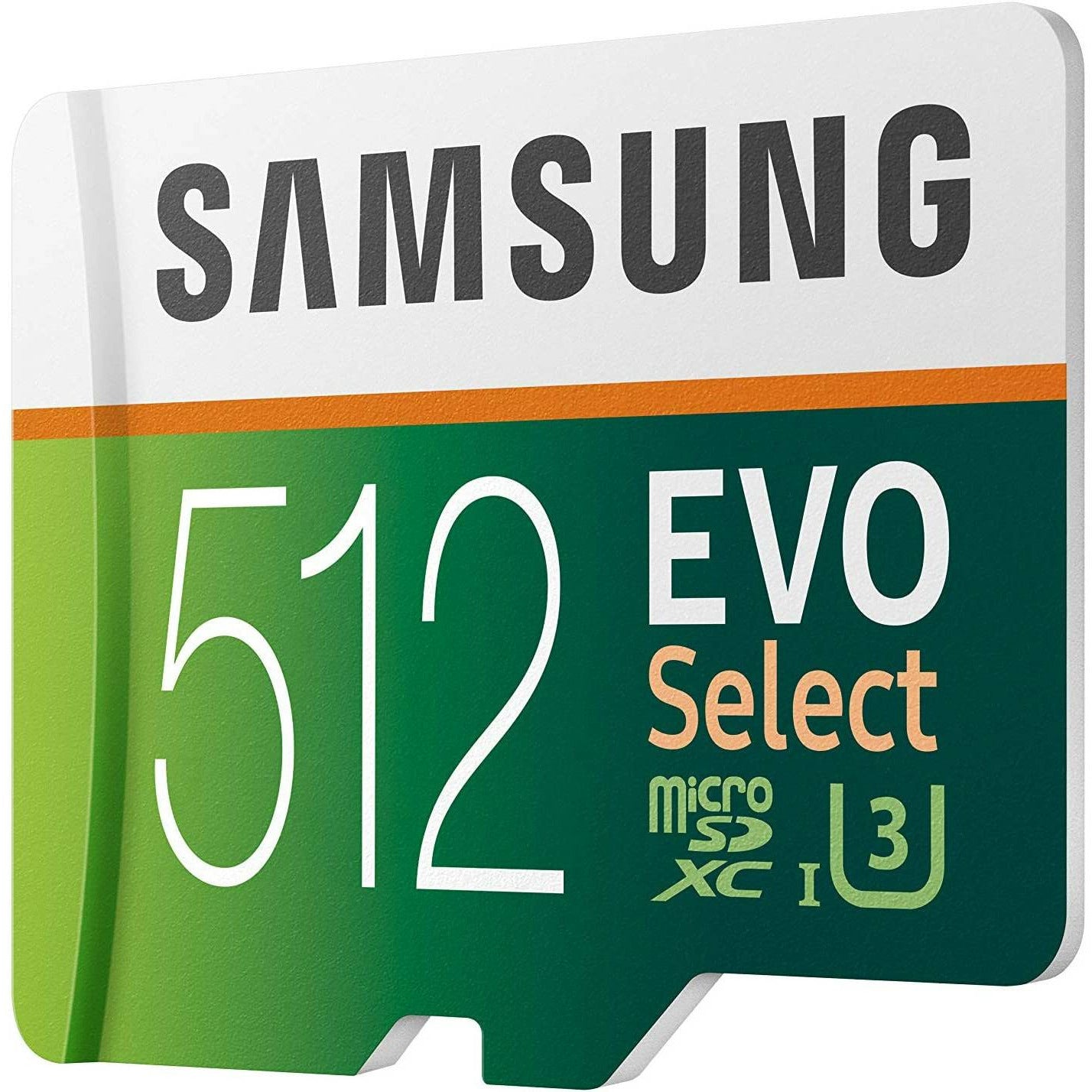Carte micro SDXC 512 GB Samsung EVO Select + Adaptateur
