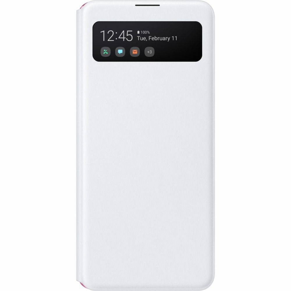 Coque Samsung A41 S View Wallet Cover Blanc