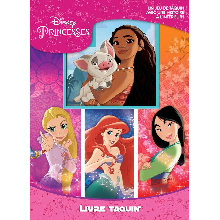 Livre taquin Princesses Disney avec Puzzle Coulissant