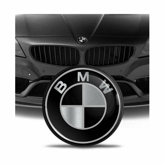 Logo BMW 74 mm Capot Coffre Emblème Noir
