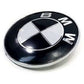 Logo BMW 74 mm Capot Coffre Emblème Noir