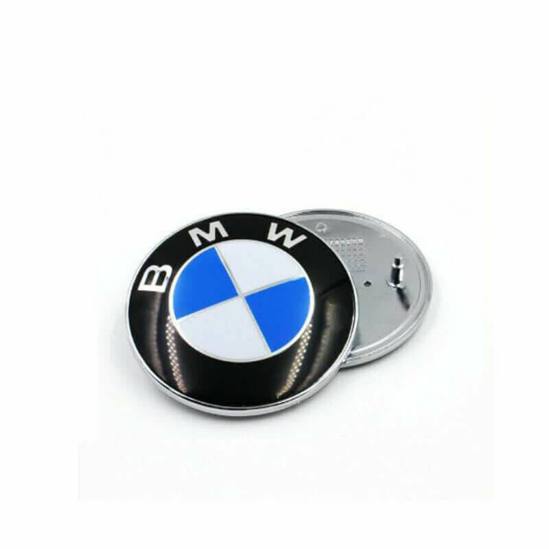 Logo BMW 82mm Capot Emblème E46 E90 E92 E60 E34 E36 E39 X3 X5 X6.