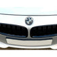 Logo BMW 82mm Capot Emblème Noir E46 E90 E92 E60 E34 E36 E39 X3 X5 X6.