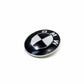 Logo BMW 82mm Capot Emblème Noir E46 E90 E92 E60 E34 E36 E39 X3 X5 X6.