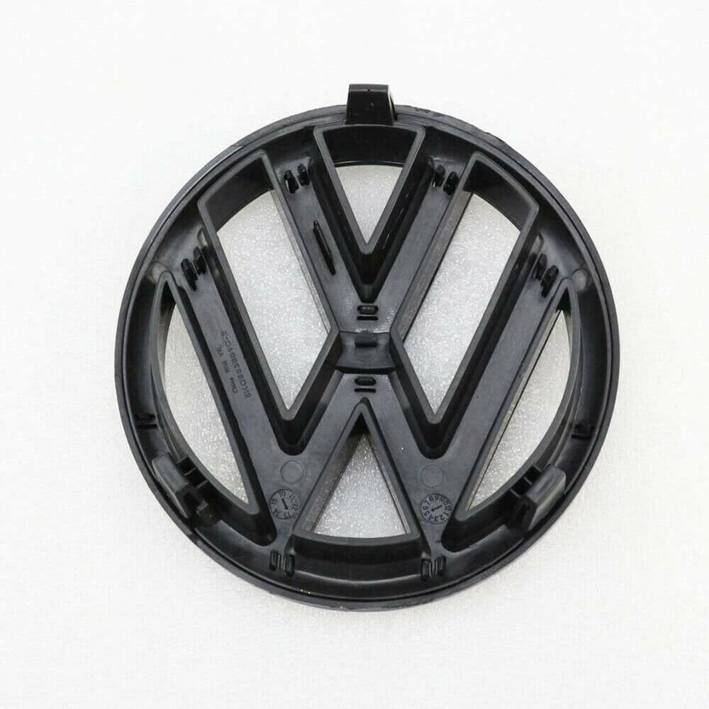 Logo Noir Brillant Emblème Capot 135 Coffre 110 mm VW GOLF