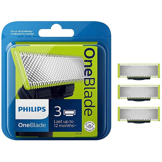 Lot de 3 Lames pour Philips OneBlade QP230/50