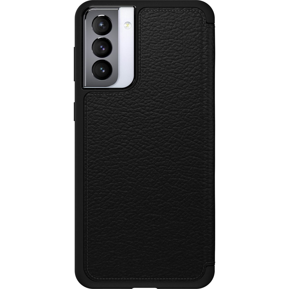 Etui en Cuir véritable pour Samsung Galaxy S21 Plus Noir Otterbox