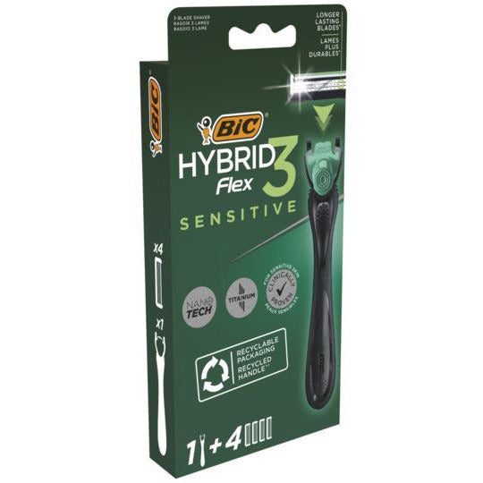 Rasoir BIC Hybrid 3 Flex Rasoir avec lames de recharges pour homme