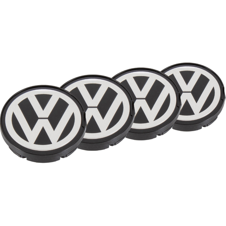 4 Caches Moyeux Vw Volkswagen - Centres De Roues - 70mm -Touareg