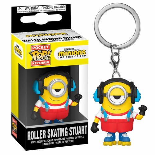 Porte-clés Pocket Pop Minions 2 Roller Skating Stuart