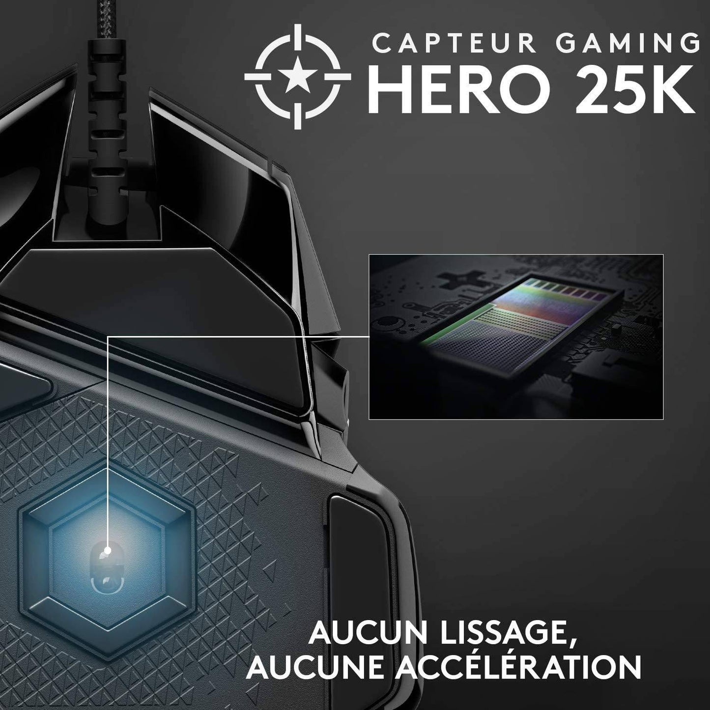 Souris Gaming filaire Logitech G502 Hero SE Noir