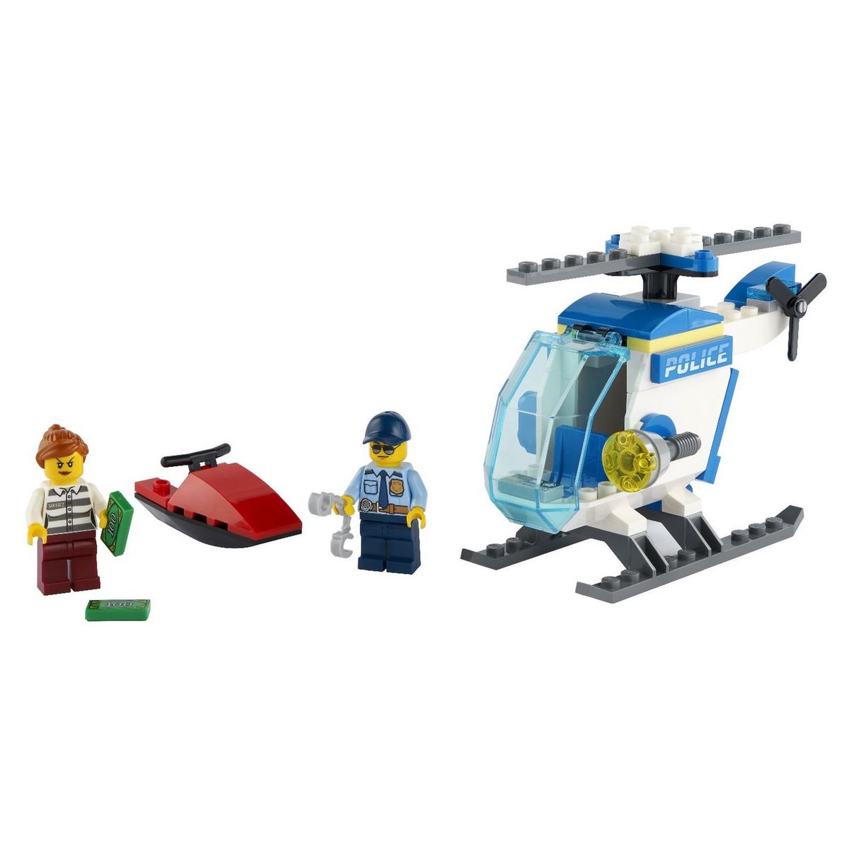 LEGO City 60275 - L'hélicoptère de la police