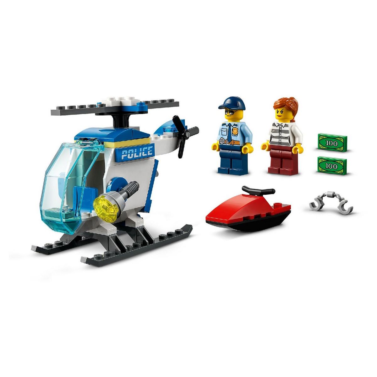 LEGO City 60275 - L'hélicoptère de la police